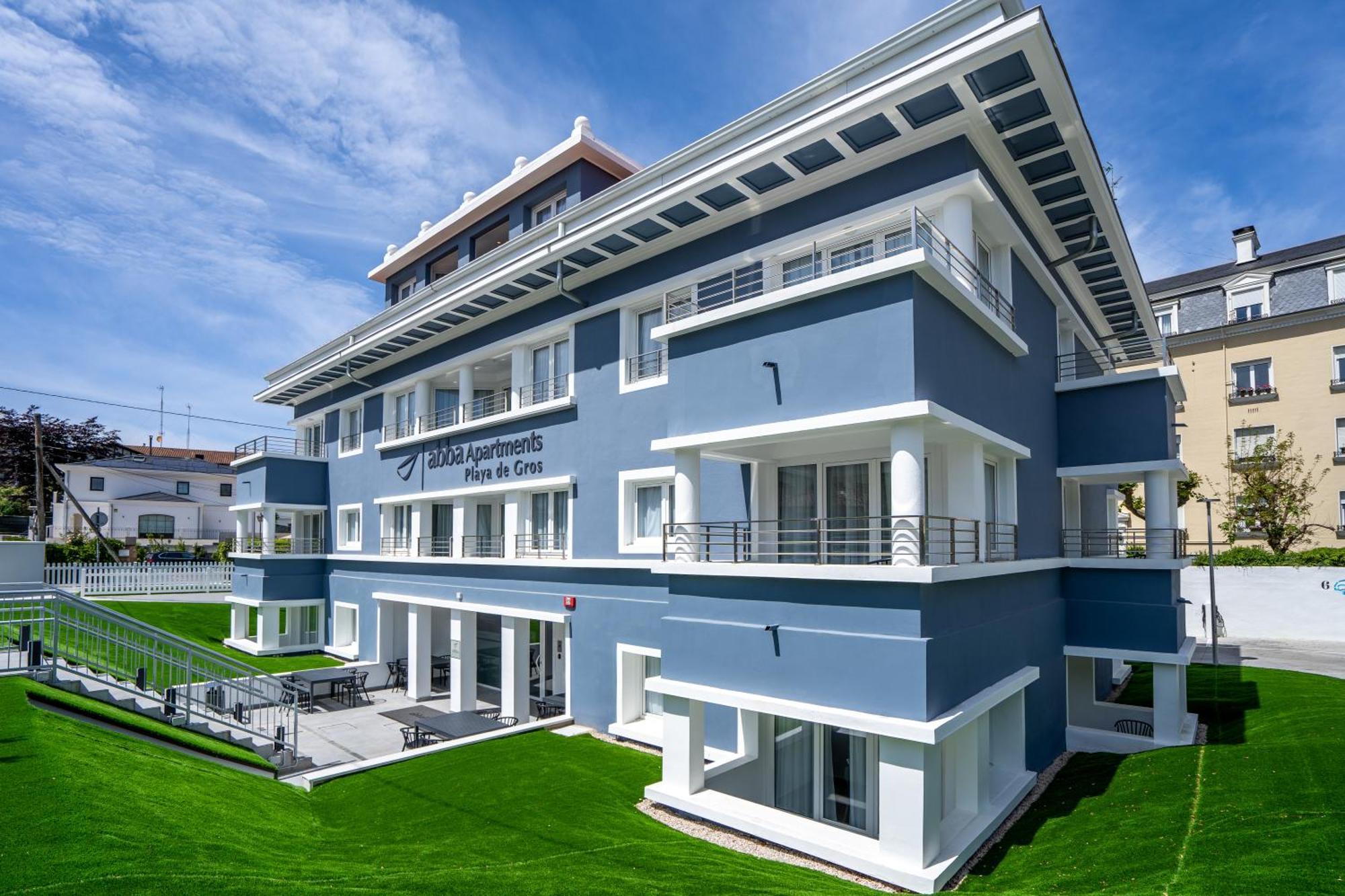 Abba Apartments Playa De Gros San Sebastián Exteriér fotografie