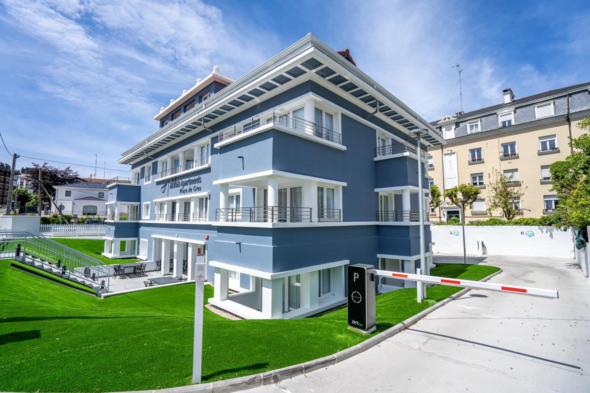 Abba Apartments Playa De Gros San Sebastián Exteriér fotografie